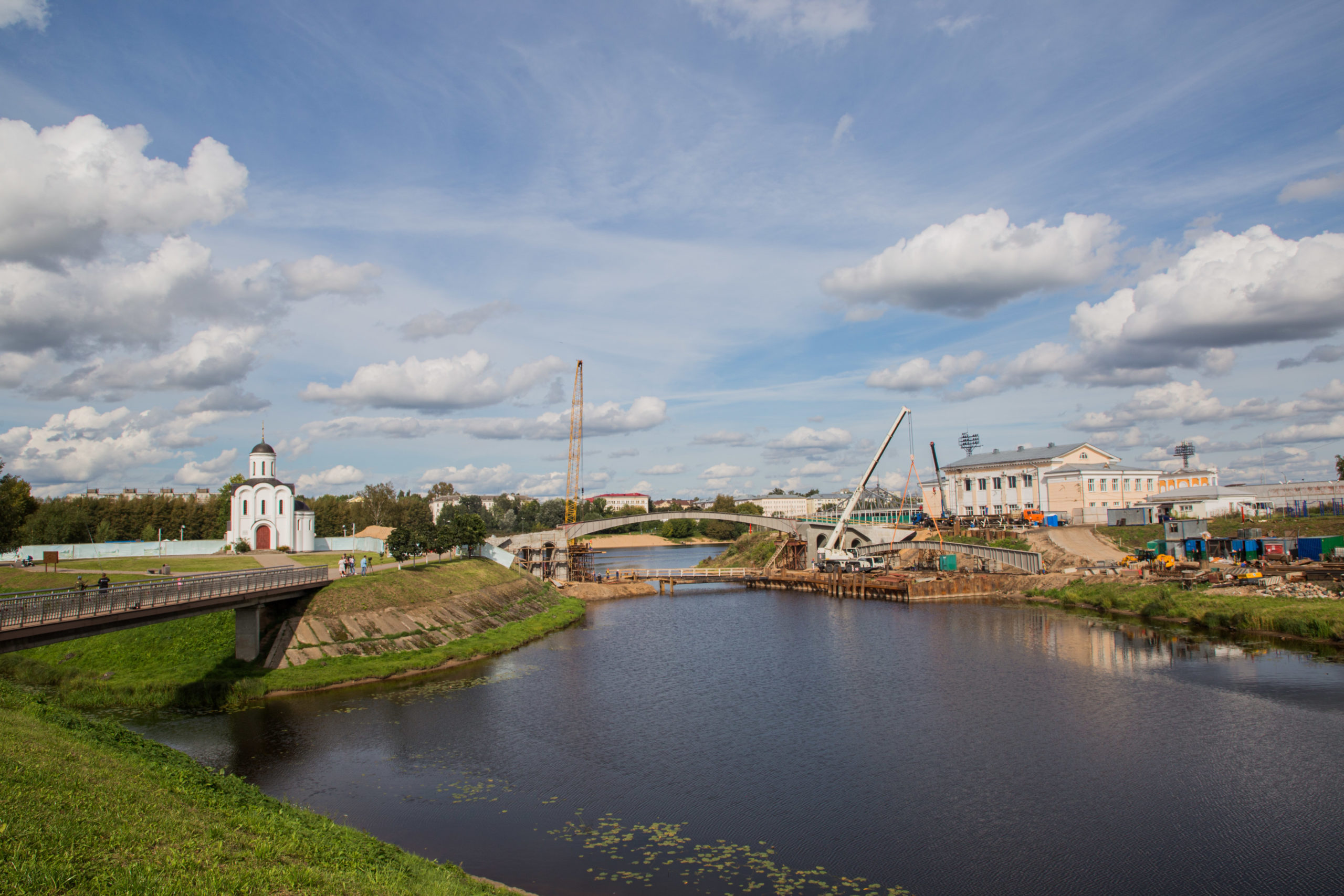 Мост в Первомайском районе Твери