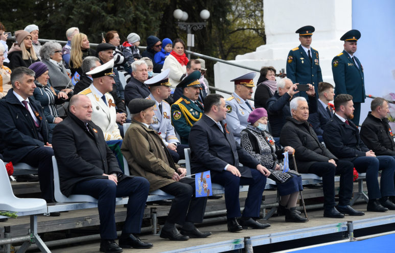 Торжественное мероприятие в честь 76-й годовщины Великой Победы прошло у стелы «Ржев – город воинской славы»