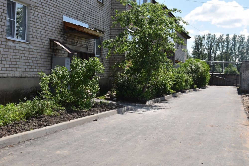В Тверской области продолжают благоустраивать дворы