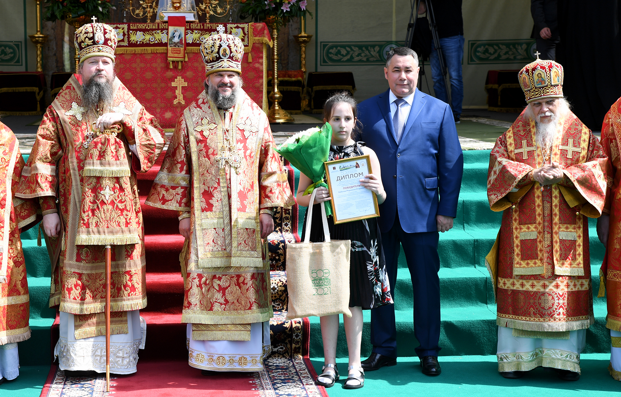 Игорь Руденя принял участие в торжествах, посвященных 500-летию обретения мощей Макария Калязинского