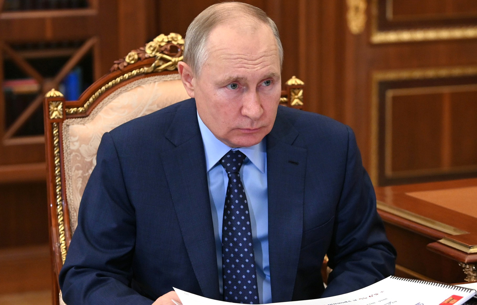 Президент России Владимир Путин провел встречу с губернатором Игорем Руденей