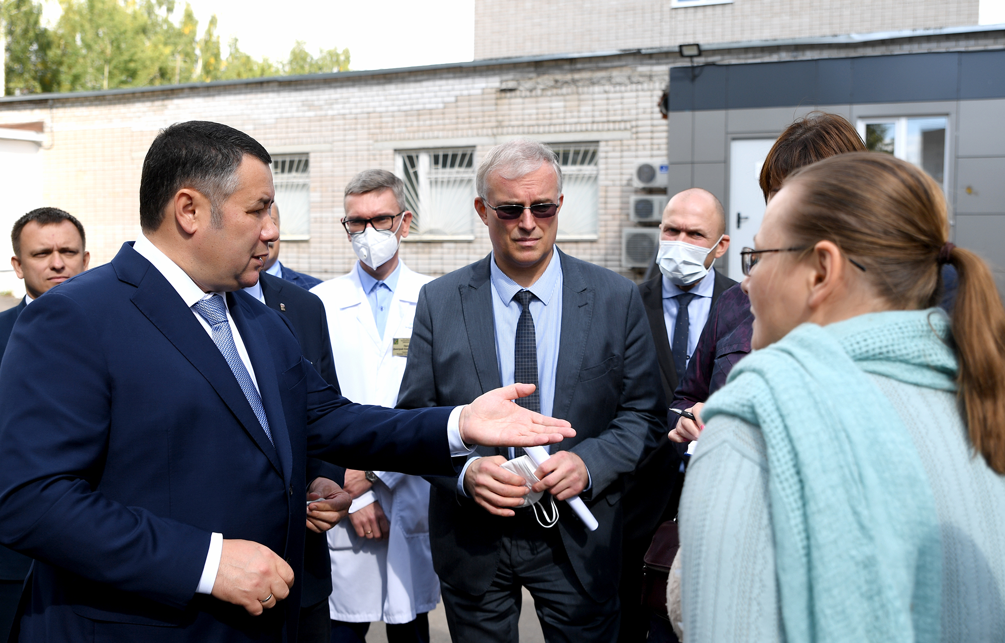 Губернатор Тверской области посетил Конаковскую ЦРБ
