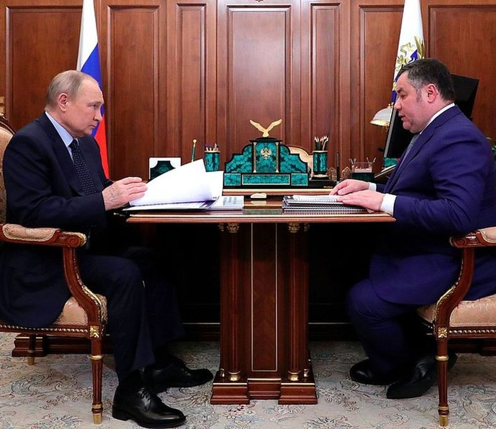 Путин встретился с губернатором 2022