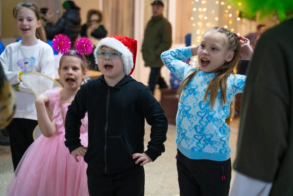 вручение подарков, новый год