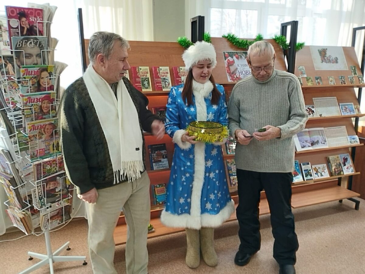 библиотека, новый год