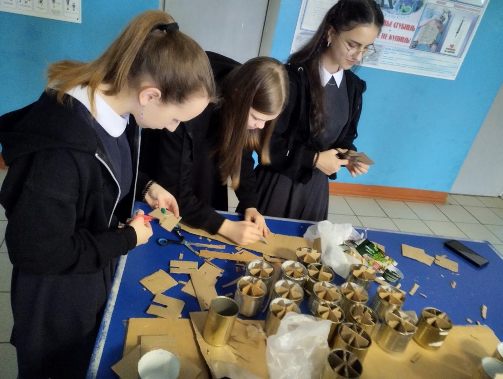 изготовление окопных свечей