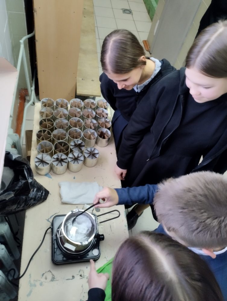 изготовление окопных свечей