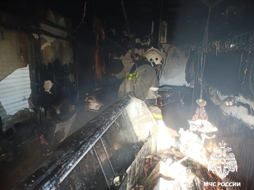 рыбная лавка, пожар