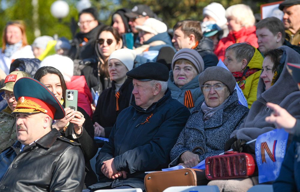 ржев, парад