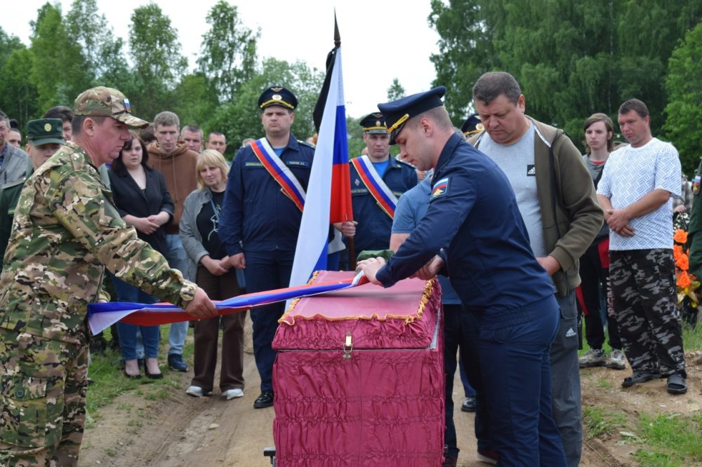 похороны оленино коломин немцев 2