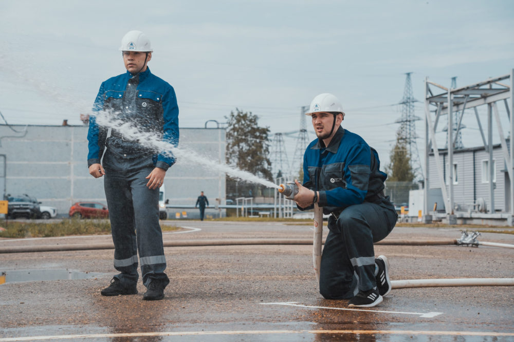 соревнования, пожарные