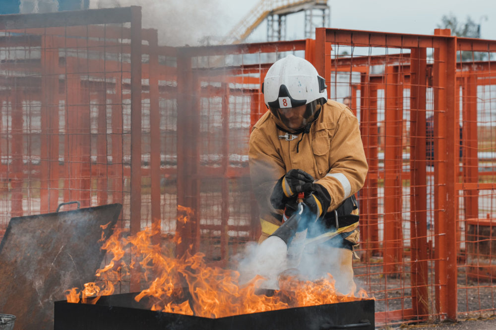 соревнования, пожарные