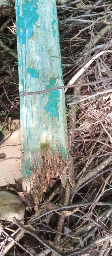 деревянный столб