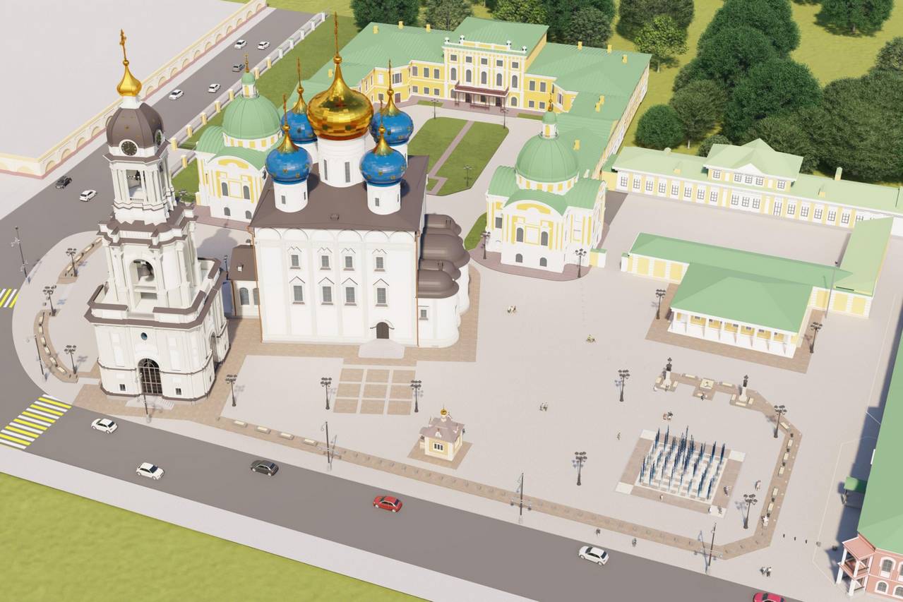 соборная площадь, колокольня,