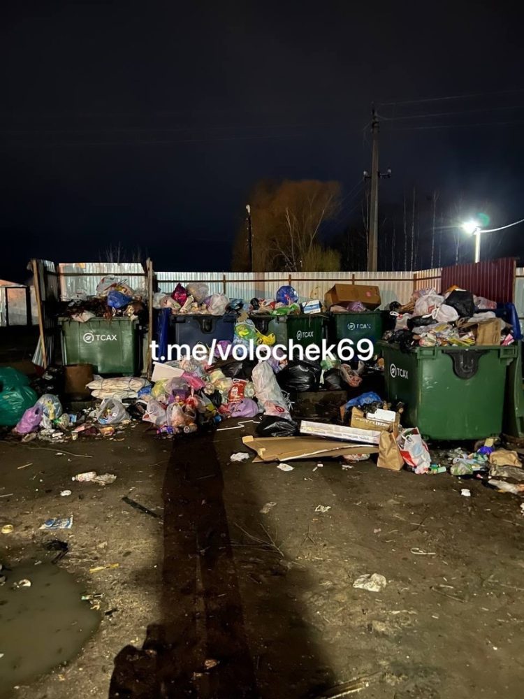 мусорка в горке вышний волочек