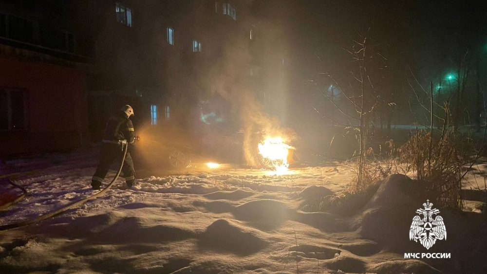 пожар, нелидово