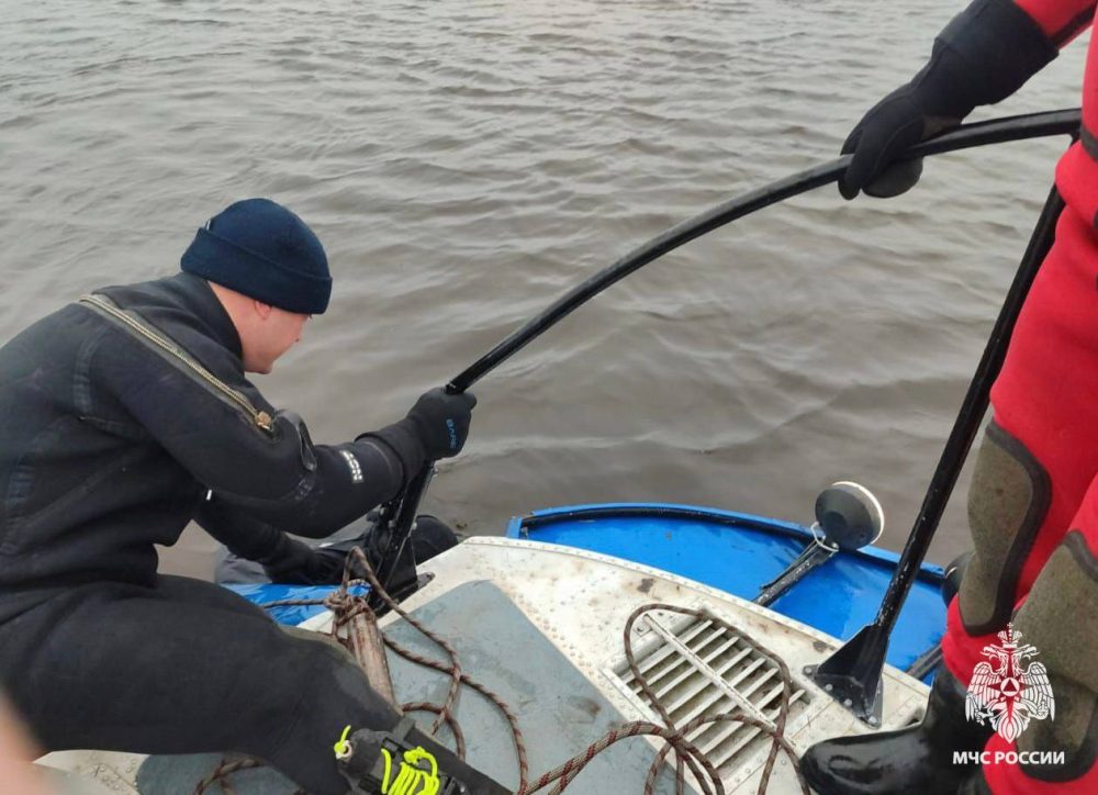 выехал на лед