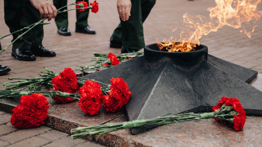 день победы, огонь
