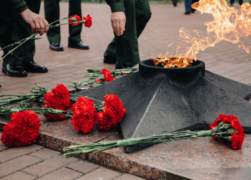 день победы, огонь