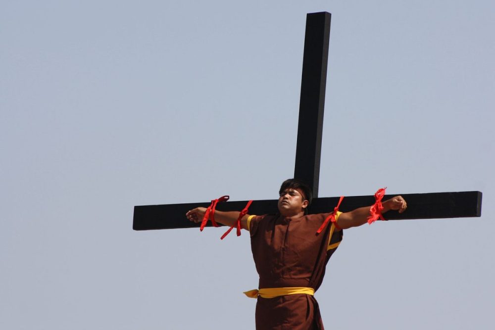 Crucified apostle in Pampanga