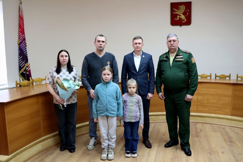 вручение медали, ржев
