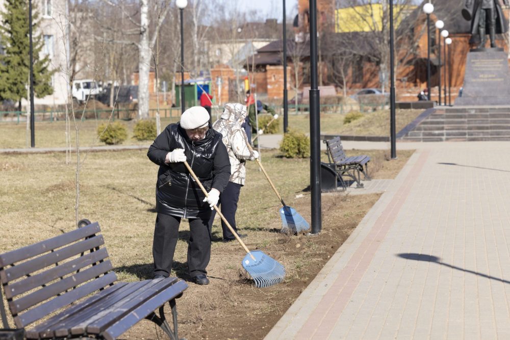 ЗАТО Озёрный, субботник