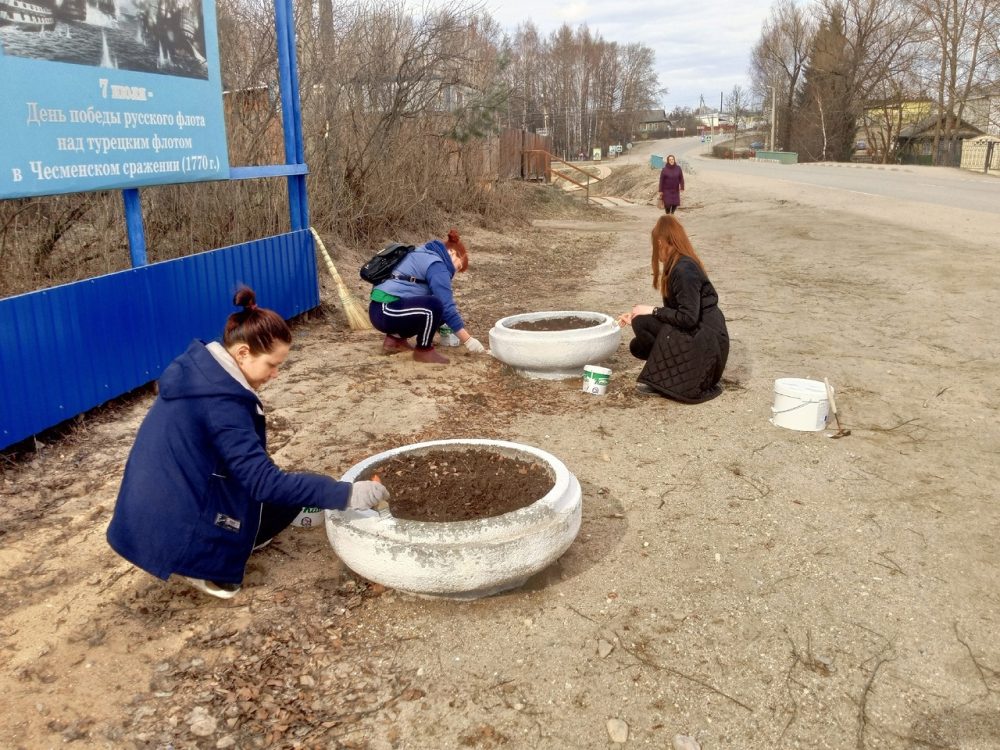 Лесное, субботник