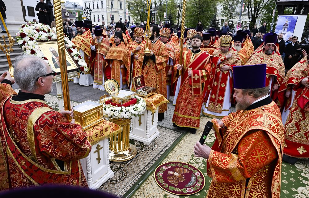 передача мощей, тверь