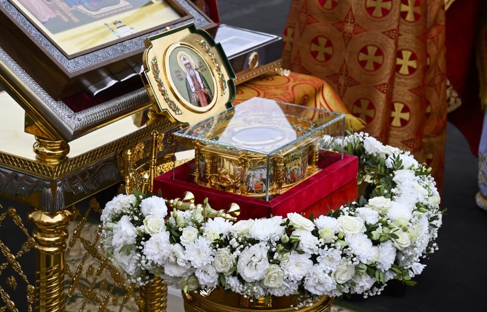 передача мощей, тверь