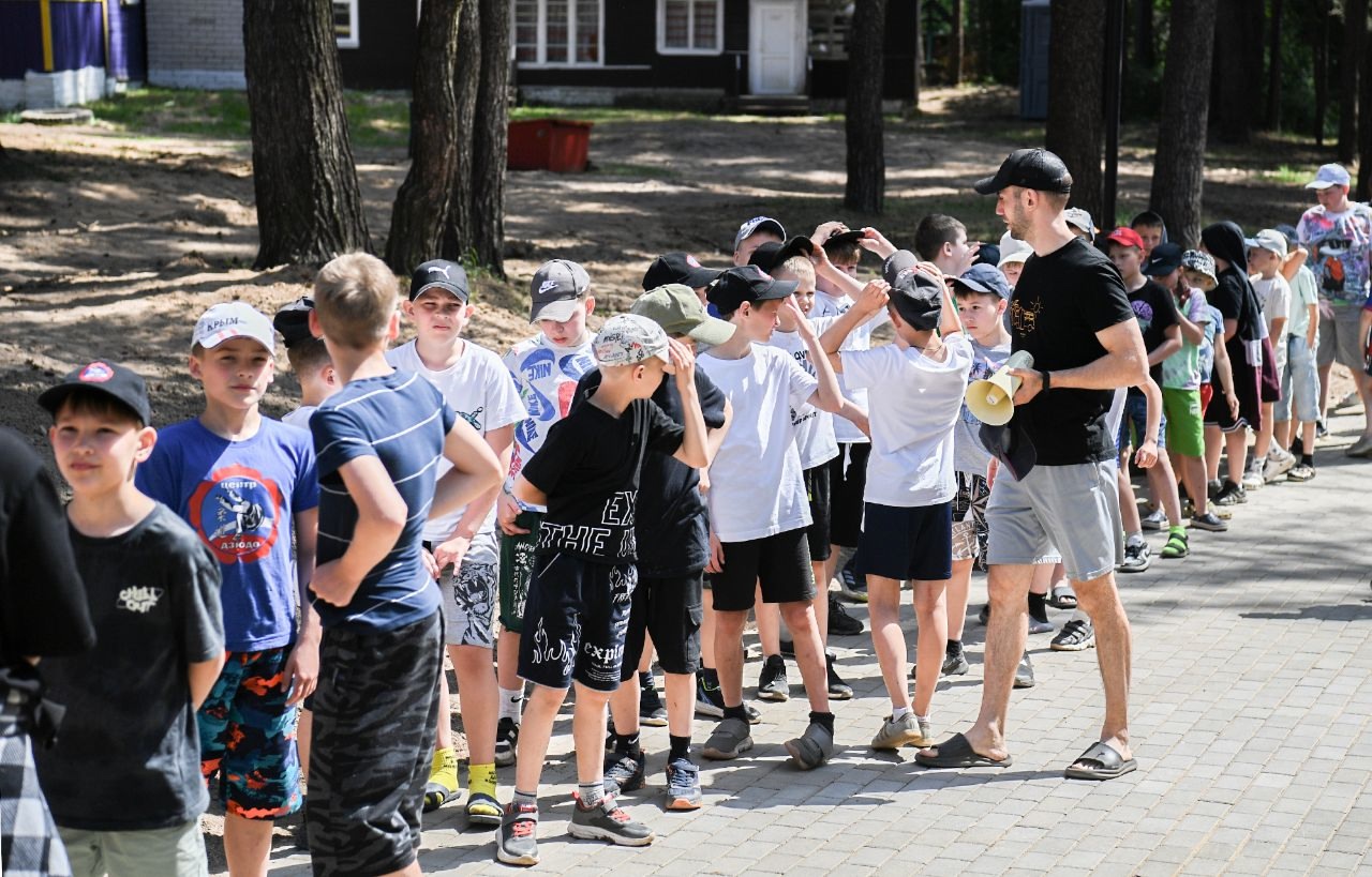 лагерь, дети, лето