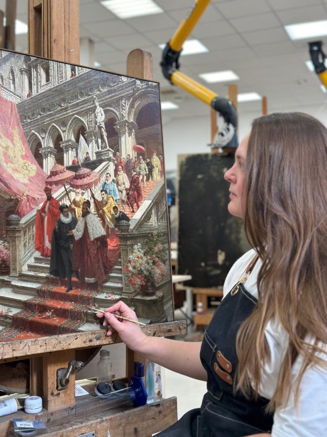 Генрих III реставрация Фото из архива ВИЭМ  