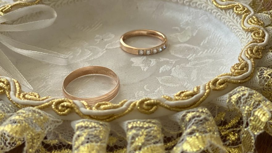 свадьба, кольца, брак