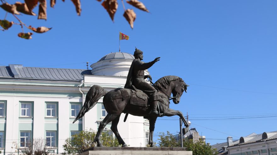 памятник михаилу тверскому, тверь