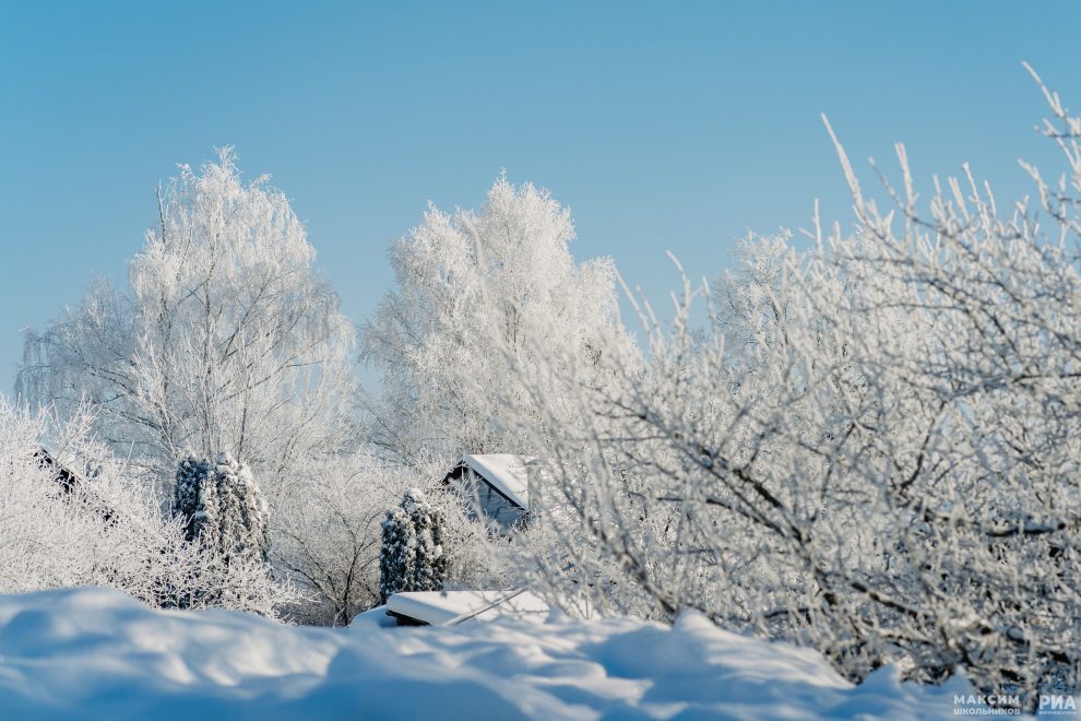 Зима, мороз