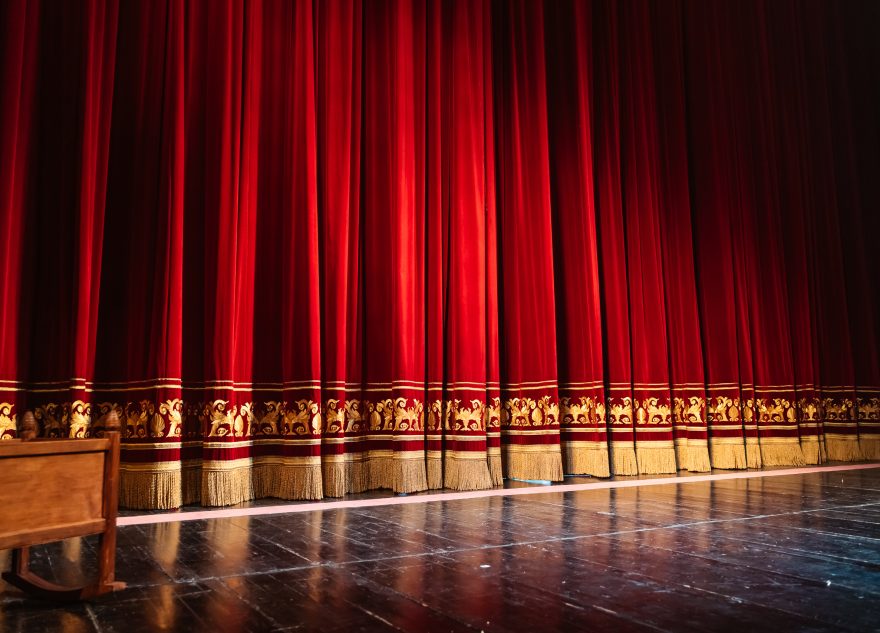 культура, сцена, занавес