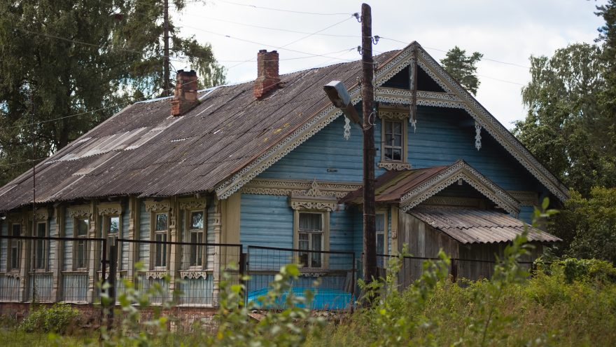 дом, деревня,