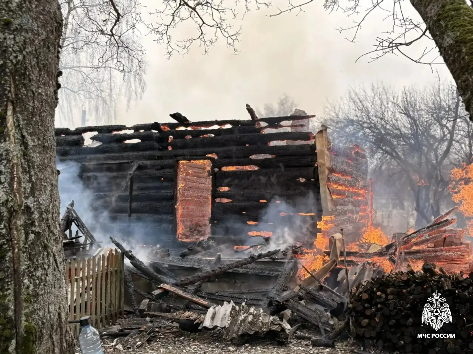 пожар, мчс, зубцовский округ