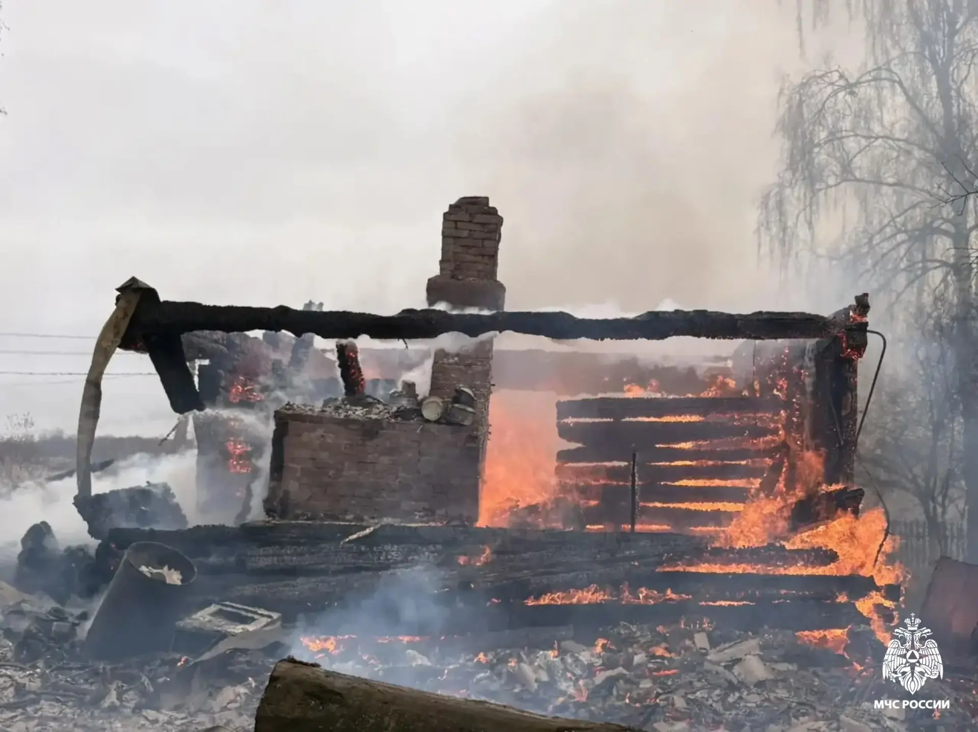 пожар, мчс, зубцовский округ