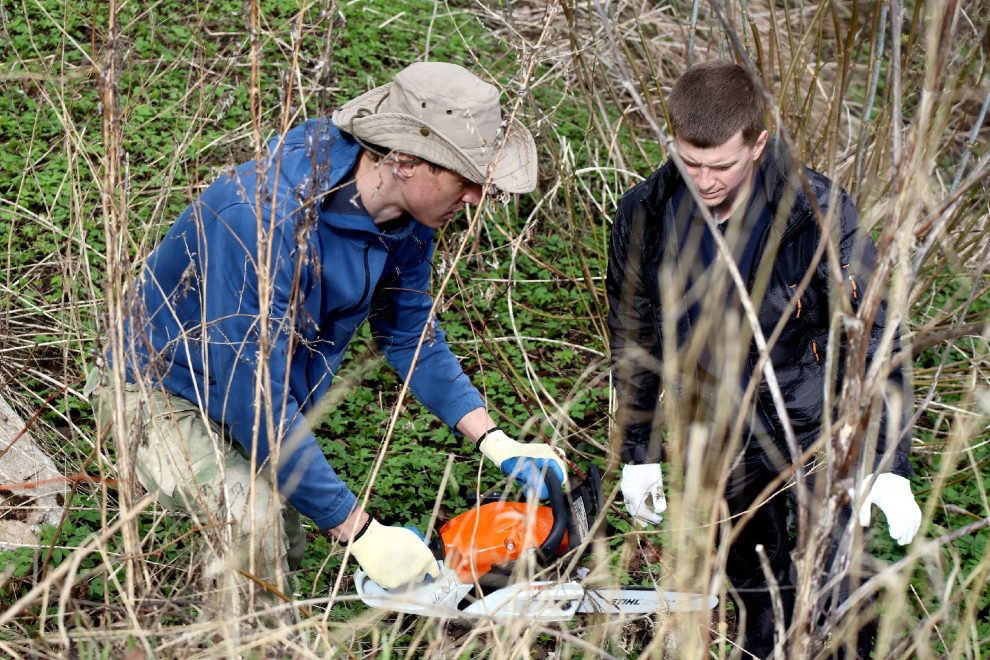 Активисты и сторонники партии «Единая Россия» принимают участие в весенних субботниках