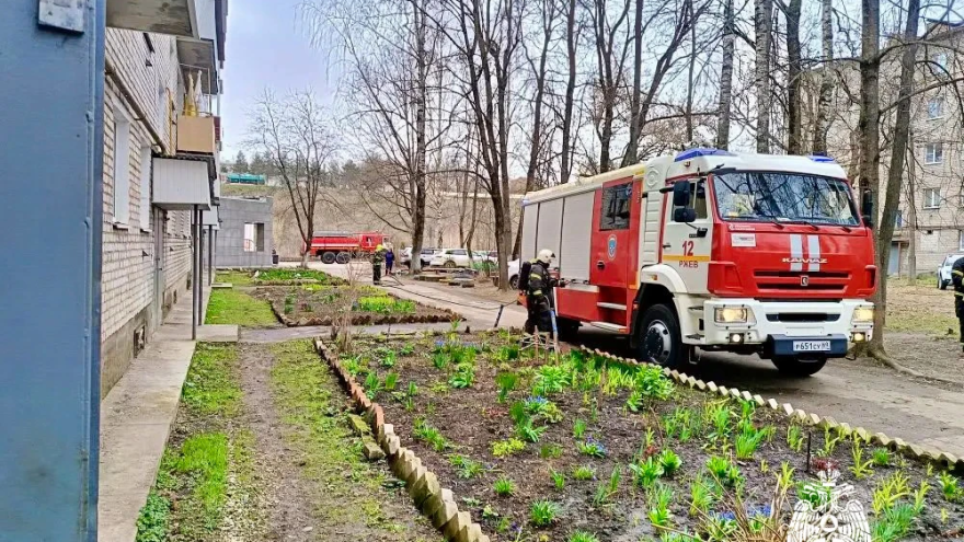 пожар в квартире, ржев