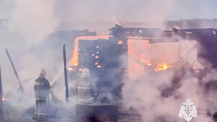 пожар в доме, весьегонский округ