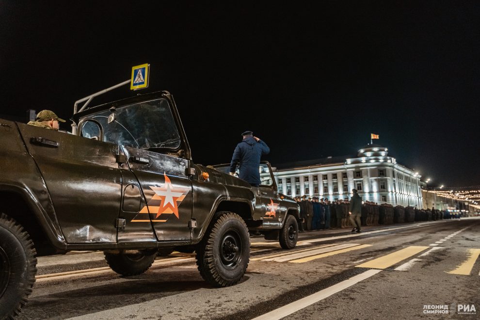 парад, репетиция