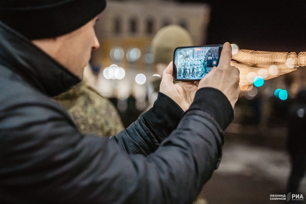 парад, репетиция