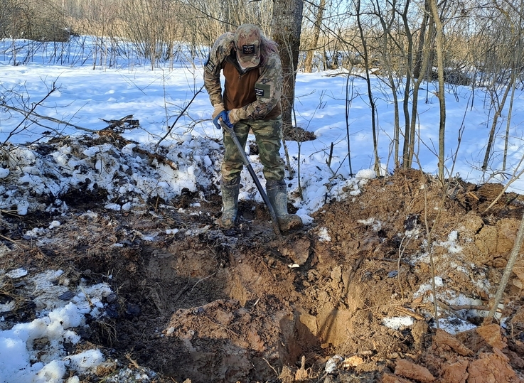 останки красноармейцев, поисковики