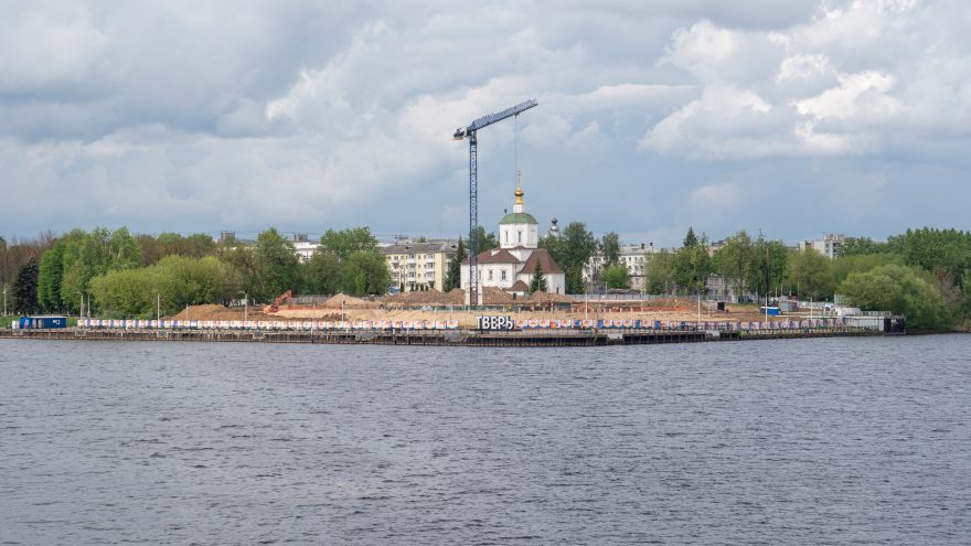 В твери продолжается стриотельство нового Речного вокзала
