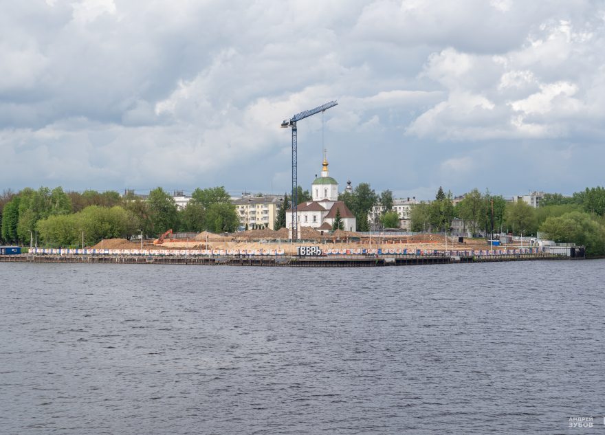 В твери продолжается стриотельство нового Речного вокзала