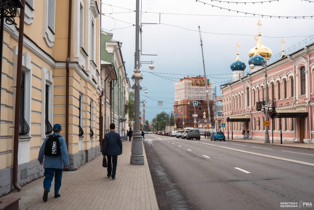 В Твери начался новый этап строительства колокольни Спасо-Преображенского собора: