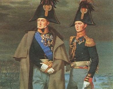 Генерал граф Михаил Милорадович и его адъютант Федор Глинка (Центральный музей Вооруженных сил
