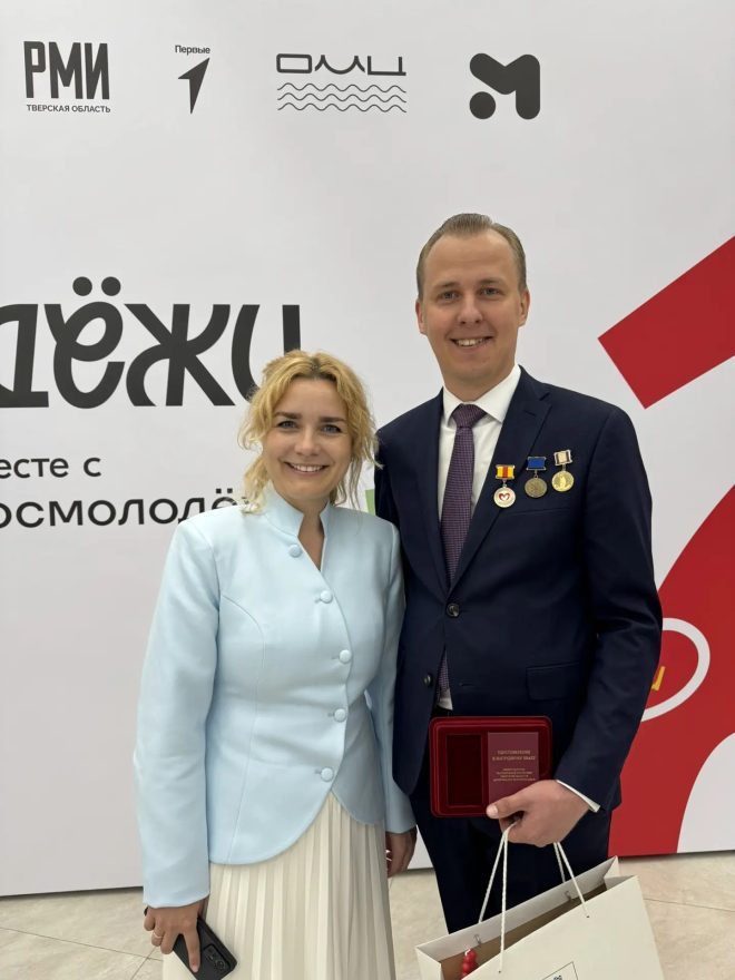 Фото Марины Бурцевой . Николай Романенко и Ирина Пелевина