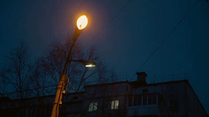 электричество, снег